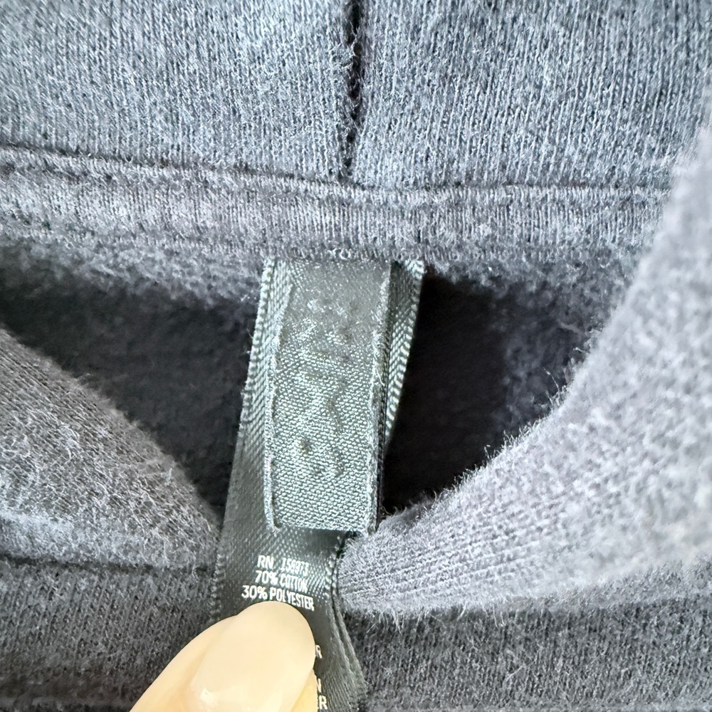 SKIMS Cotton Fleece Classic Hoodie – Onyx – Size XS - Picture 5 of 6